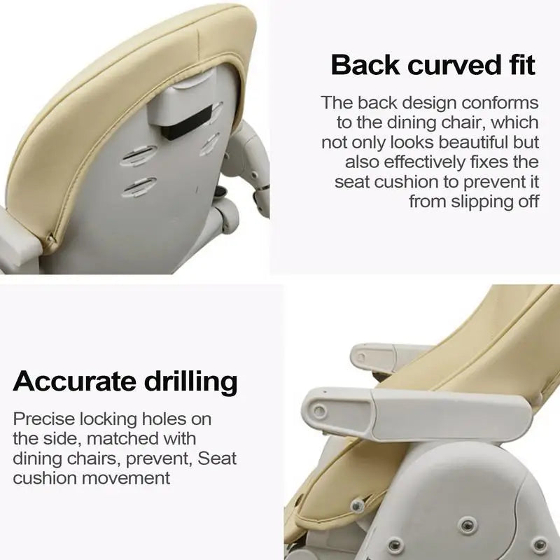 Waterproof Highchair Cover – PU Leather Padding for Babies
