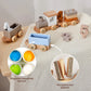 Montessori Wooden Number Train Toy with Blocks – Educational Baby Gift