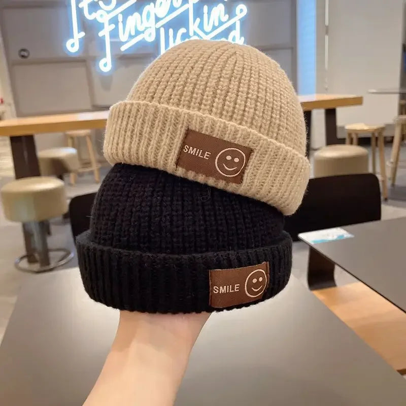 Soft Knitted Korean Baby Hat for Boys and Girls