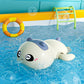 Ensemble de jouets de bain amusants – Roue à eau en forme de canard avec ventouses puissantes pour enfants