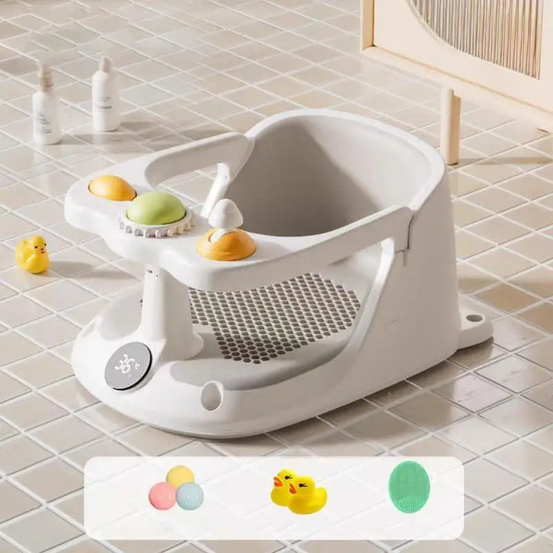 Portable Baby Shower Chair – Non-Slip & Safe for Toddlers