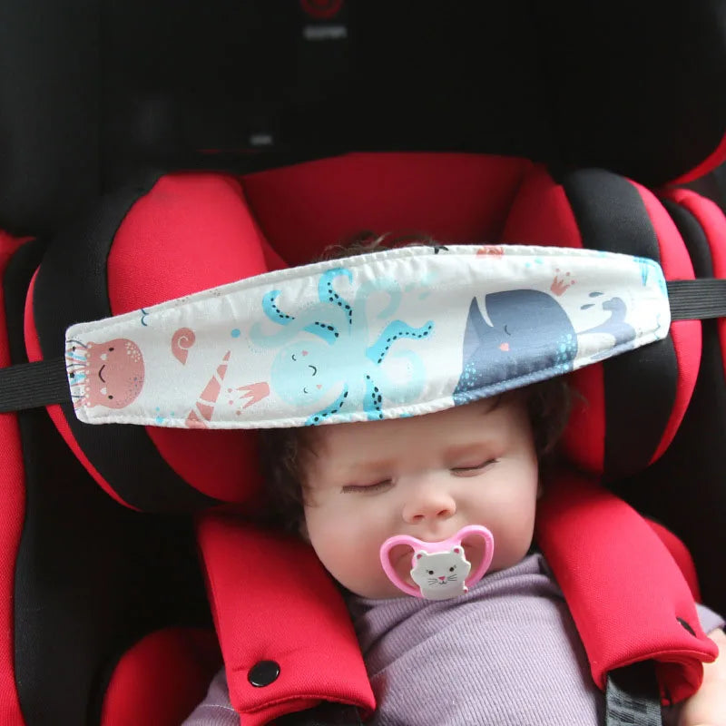 Baby Neck Pillow Strap – Fasten for Car & Stroller