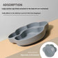 Ensemble repas pour bébé – Assiette en silicone et bol à ventouse pour tout-petits