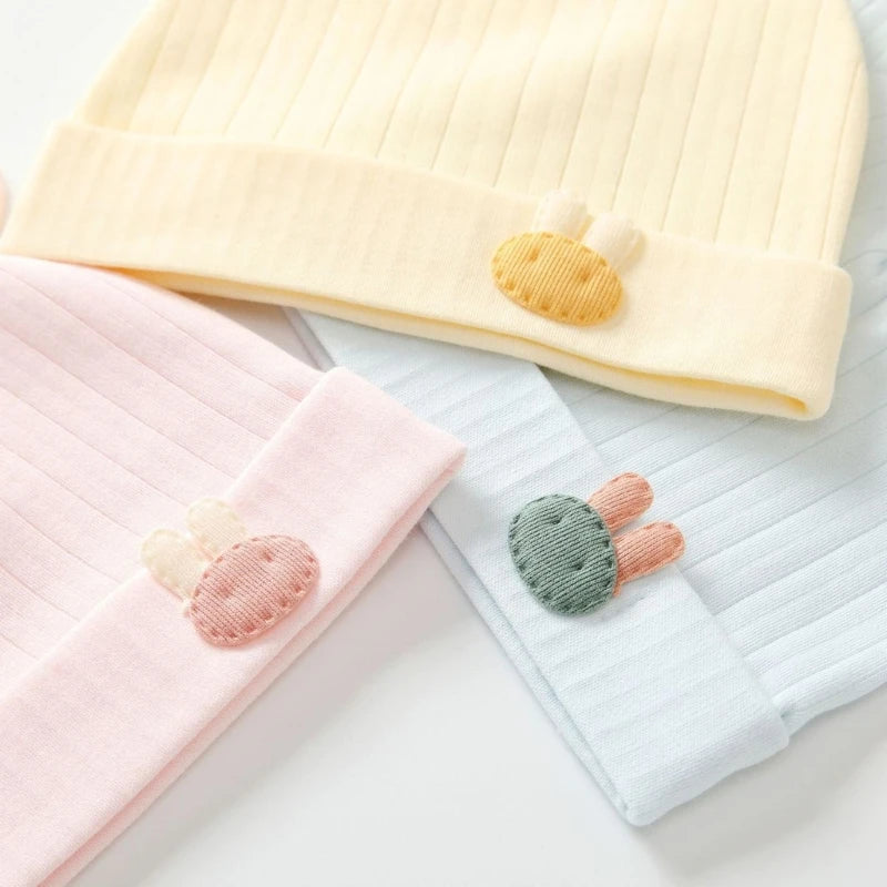 Cute Bear Pattern Newborn Hospital Hat for Baby Boys Girls