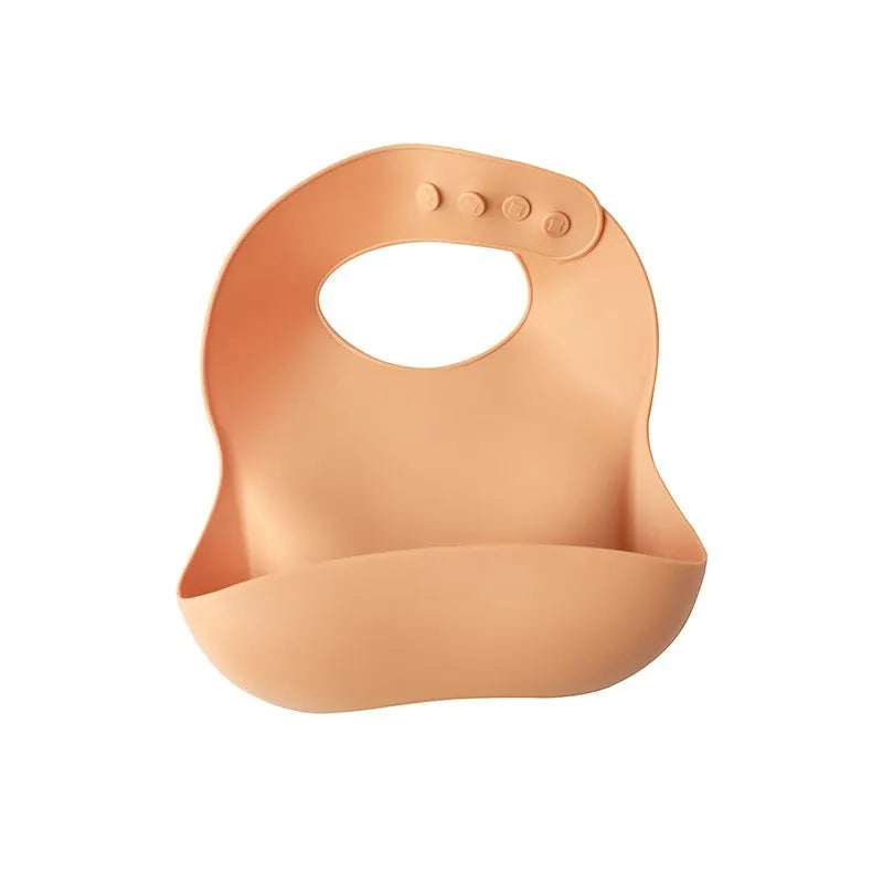 Bavoir d'allaitement en silicone ajustable et mignon