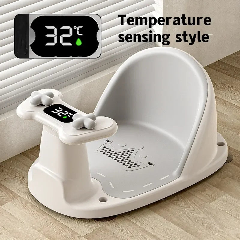 Newborn & Toddler Shower Seat – Portable & Safe