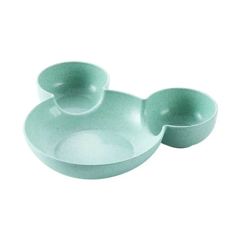 Assiette pour petit-déjeuner et dîner des tout-petits – Motif dessin animé amusant