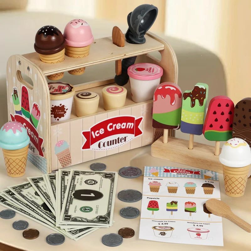 Chariot de glaces jouet – Jeu d'imitation gourmand !