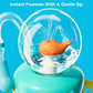 Whale Spray Sippy Cup | 300ML Leakproof Silicone Straw Cup for Kids