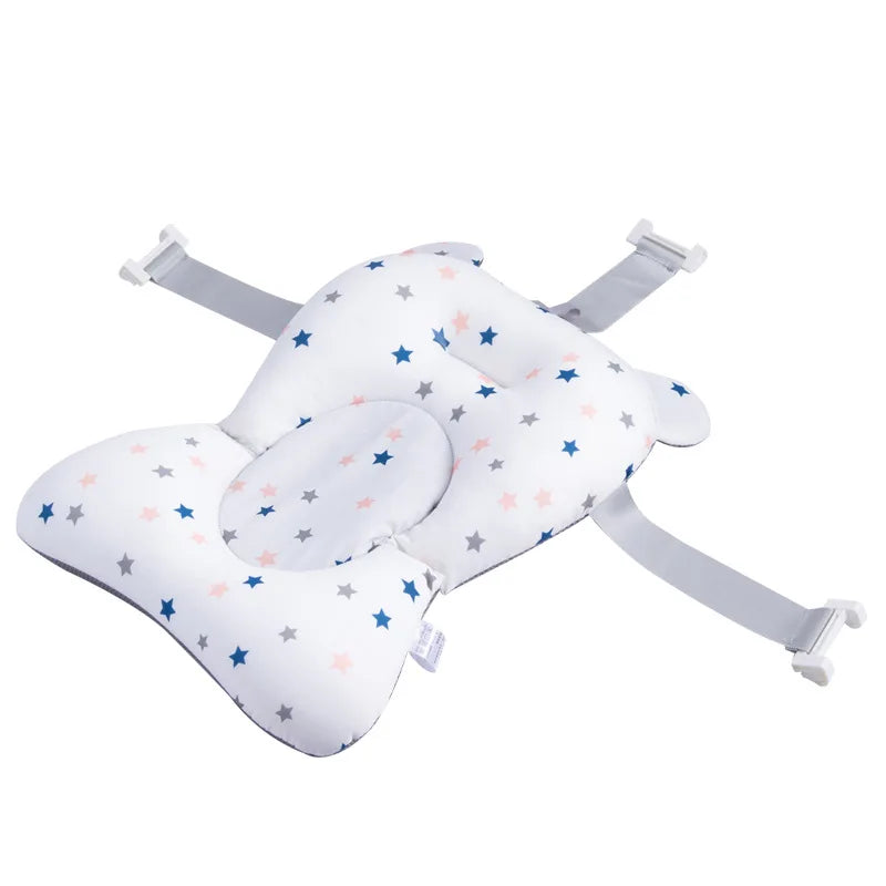 Infant Bathtub Pad – Soft Support & Toddler Shower Net