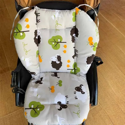 Soft Cotton Baby High Chair Cushion – Thick & Breathable Comfort