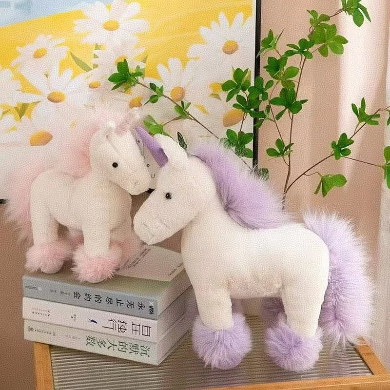 Horse & Unicorn Plush – Realistic Stuffed Toy for Kids