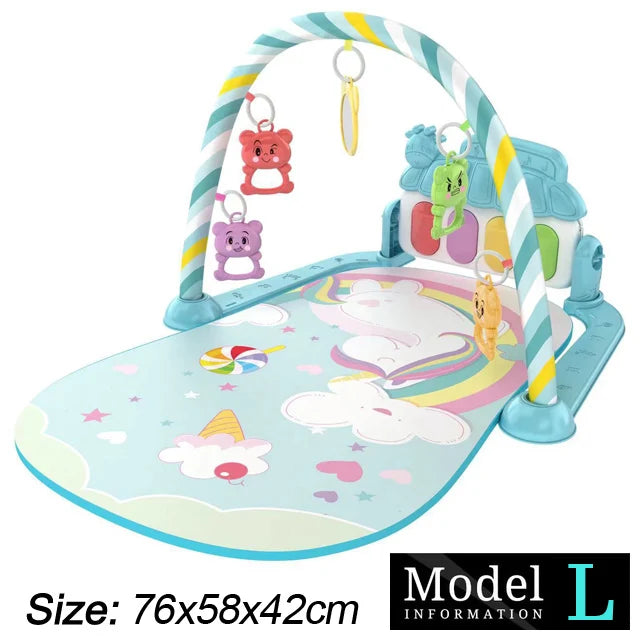 Tapis d'éveil musical avec piano pour bébé de 0 à 36 mois