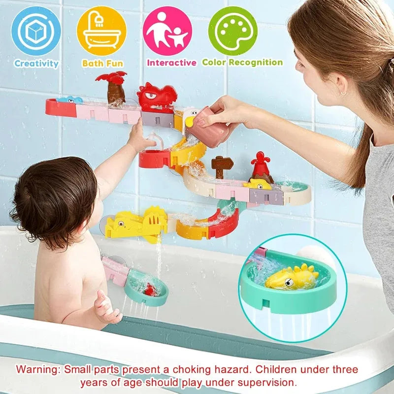DIY Water Slide Bath Toy – Spray & Pool Fun for Kids