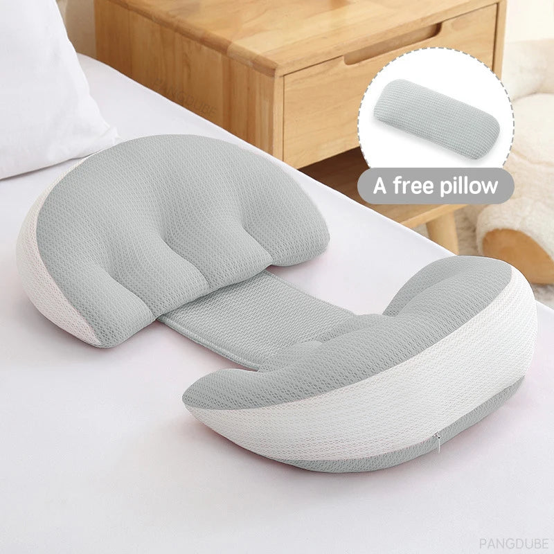 PANGDUBE Pregnancy Body Pillow with Free Waist Cushion