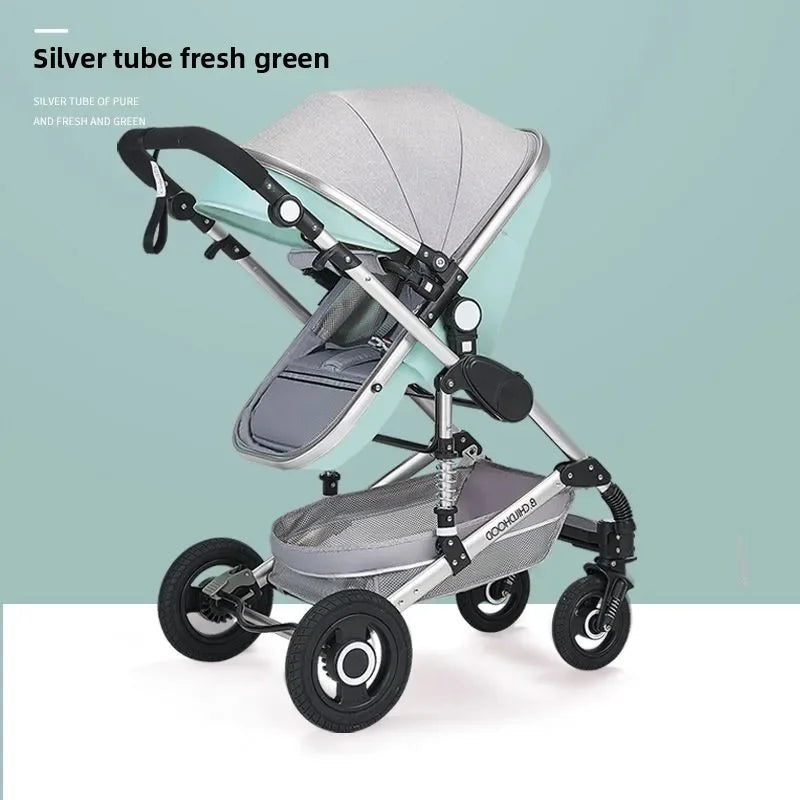 Poussette pliable et légère – Promenade tout en douceur pour les bébés