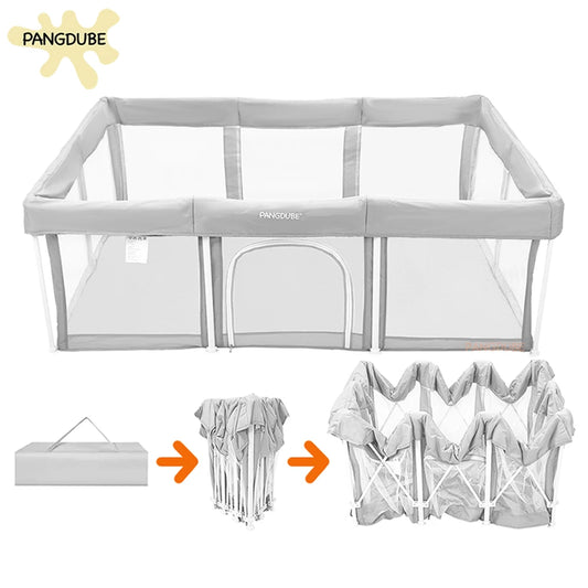 PANGDUBE Foldable Baby Playpen – Indoor & Outdoor Activity Fence
