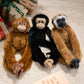 Adorables peluches suspendues gorille et singe