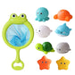 9pcs Floating Light-Up Animal Bath Toys for Kids