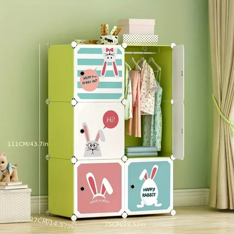 Portable Kids Wardrobe – Baby Clothes & Toy Organizer