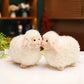 Mouton en peluche barbe à papa – Peluche alpaga douce pour enfants