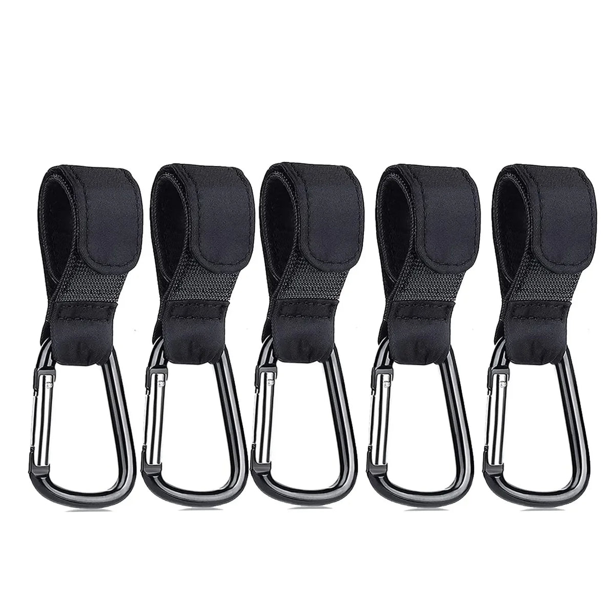 1–10PCS Aluminum Alloy Stroller Hooks – Organizer & Bag Clip