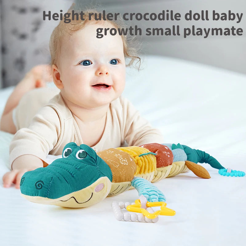 Soft Plush Chameleon and Crocodile Interactive Musical Baby Toy