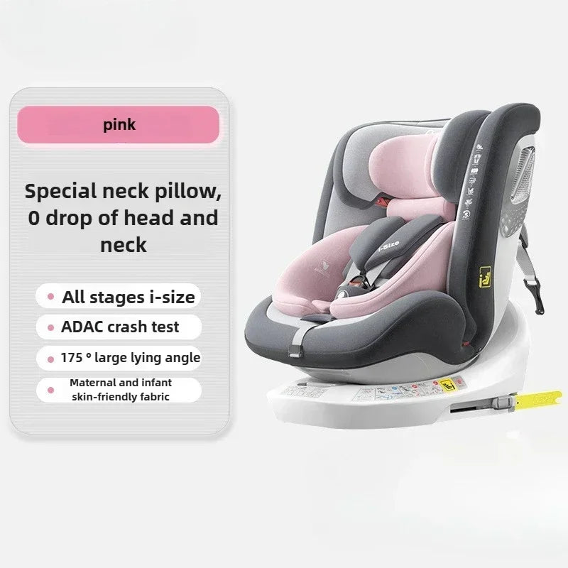 I-Size Infant & Kids Car Seat | ISOFIX Safety for 0-12Y