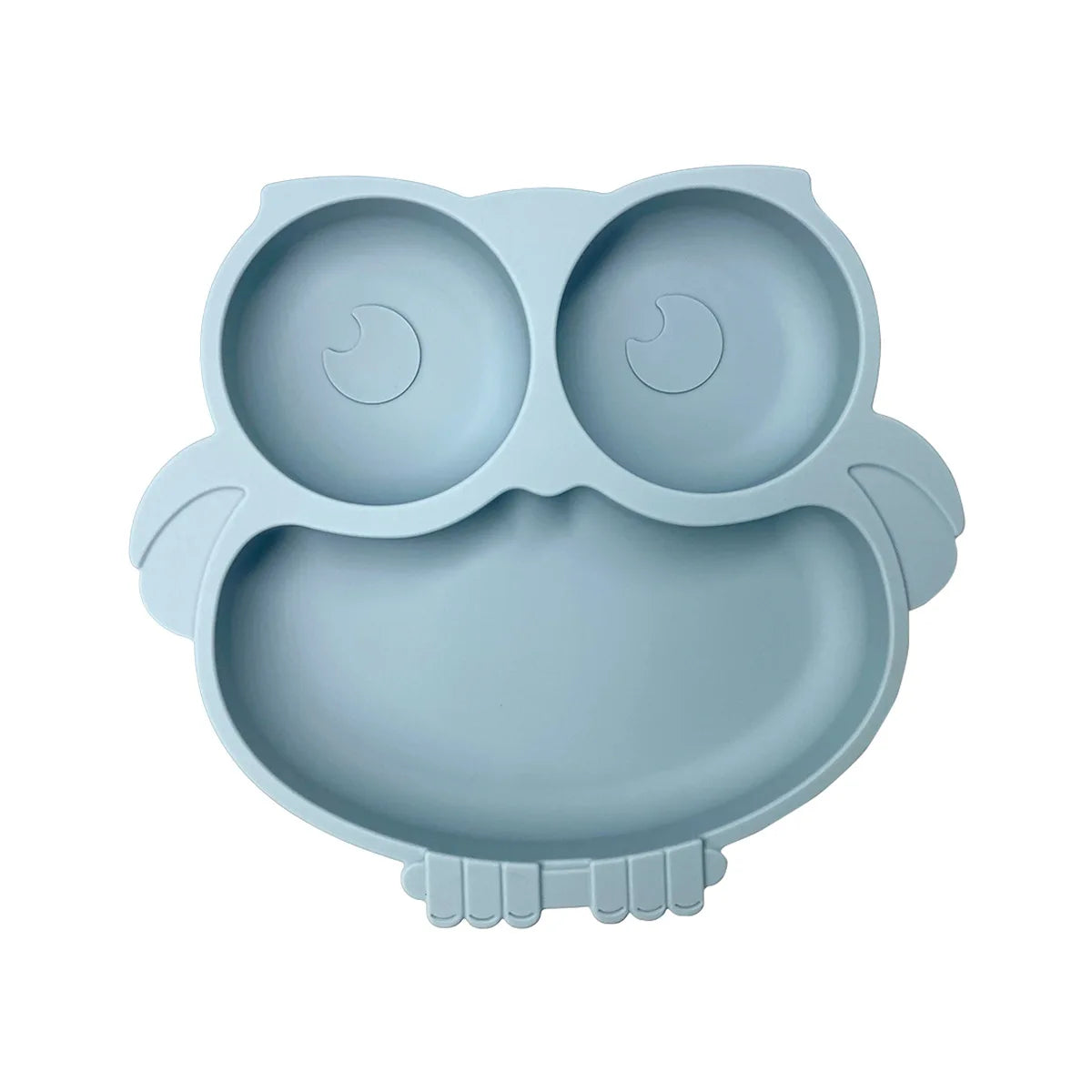Assiette à ventouse en silicone pour bébé – Bol avec visage souriant