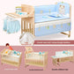 Convertible Baby Bed – Solid Wood & Adjustable Cradle