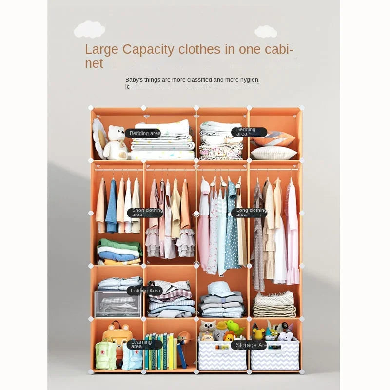 Home Storage Locker – Foldable Wardrobe & Dresser