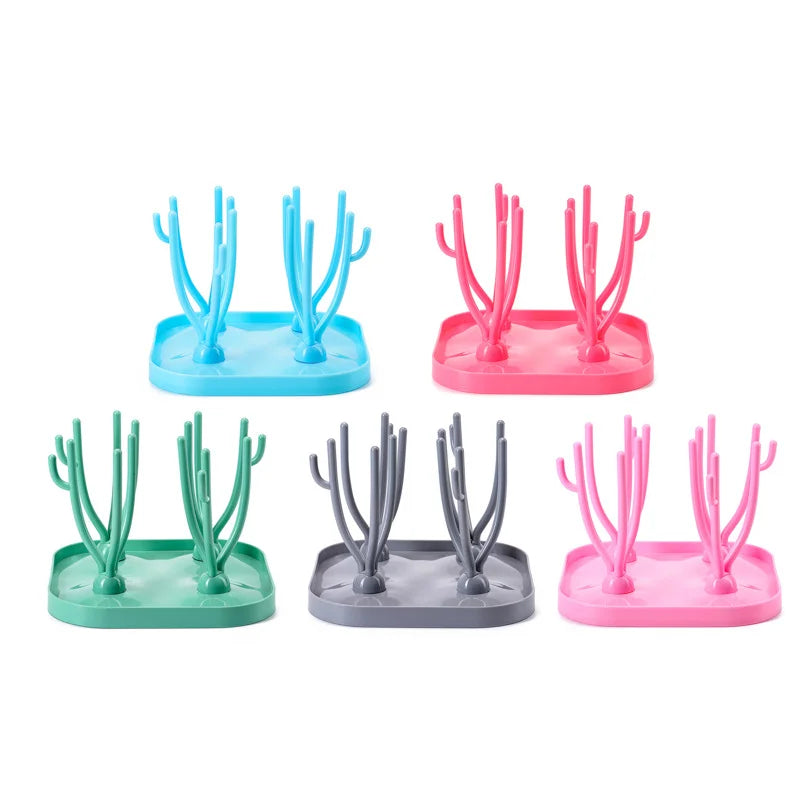 Porte-biberons et sèche-biberons – Support amovible pour gobelets et rangement de tétines