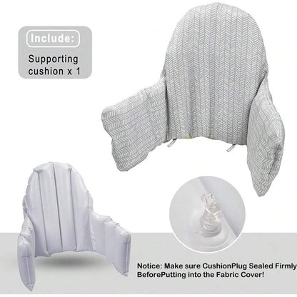 Double-Sided Baby Chair Cover – Built-In Inflatable Back Cushion
