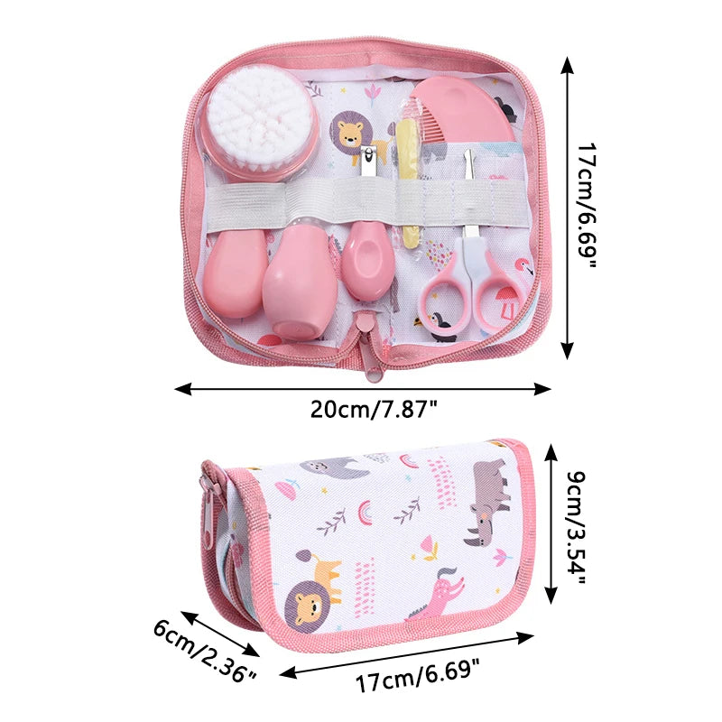 6-Piece Baby Care Kit – Grooming Tools with Storage Bag