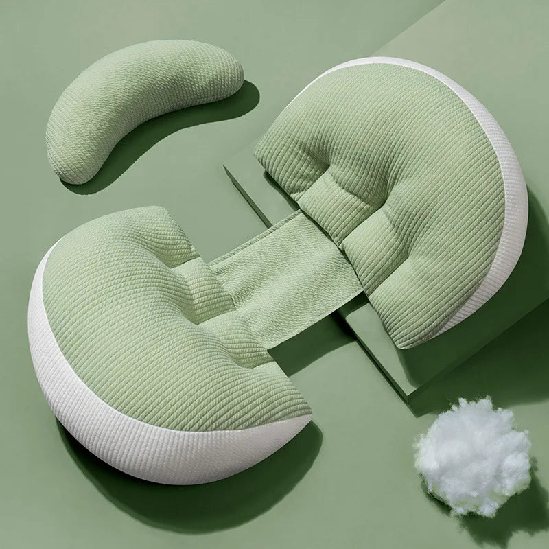 Pregnancy Waist Pillow – Soft Cotton Abdominal & Maternity Support