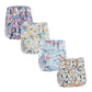 Couches lavables Babyland – Lot de 4, imperméables et écologiques pour peaux sensibles