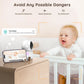 Babyphone WiFi 3MP – Détection des pleurs, suivi des mouvements et veilleuse