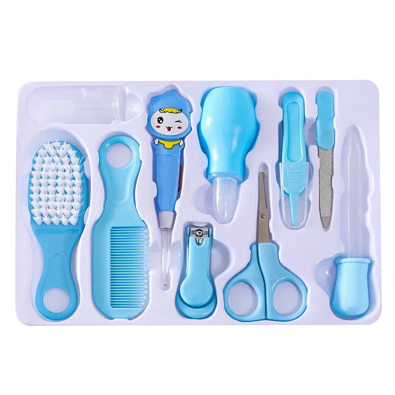 10-Piece Baby Care Gift Set – Nail Clippers, Ear Scoops & More