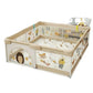 Parc pour bébé avec tapis – Parc de jeu sécurisé en filet pour les tout-petits