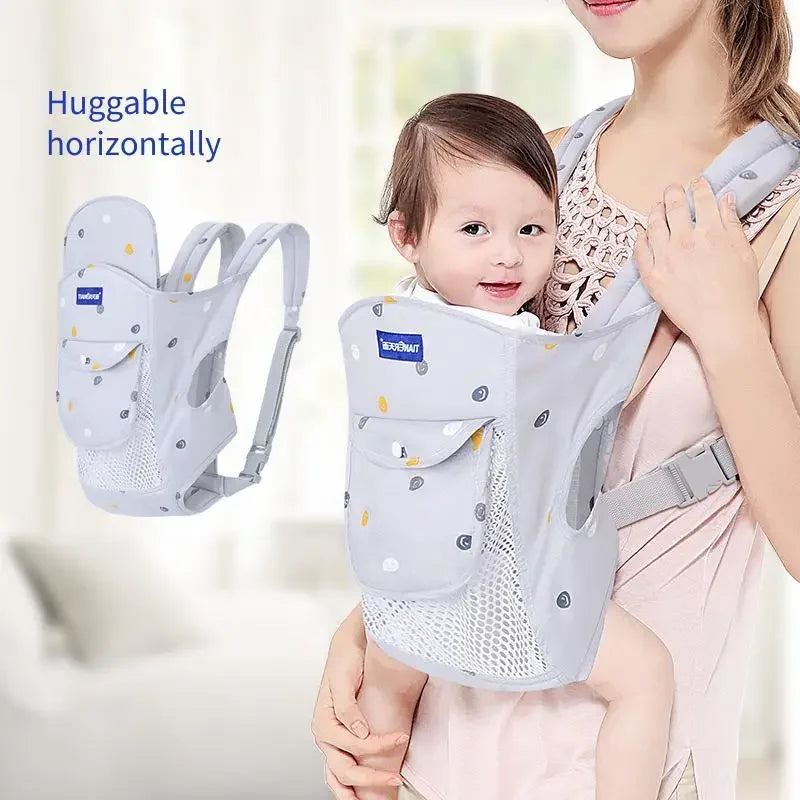 Écharpe de portage traditionnelle en coton pour bébé – Portage ventral et dorsal