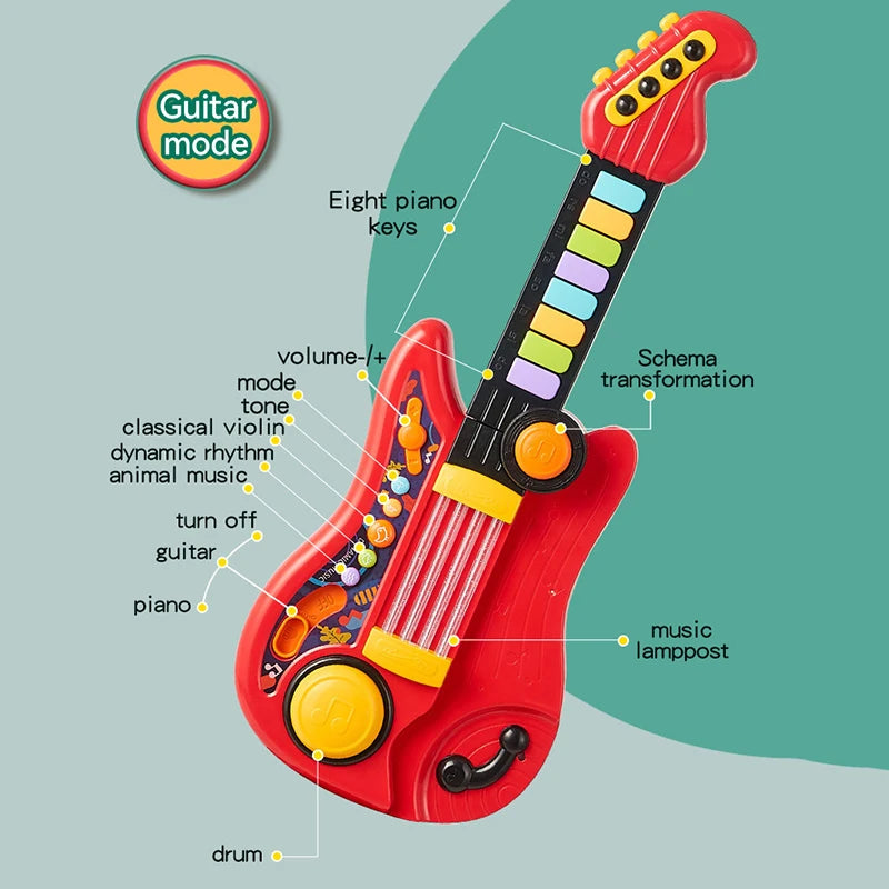 Guitare et piano 2 en 1 – Du plaisir musical pour les enfants !