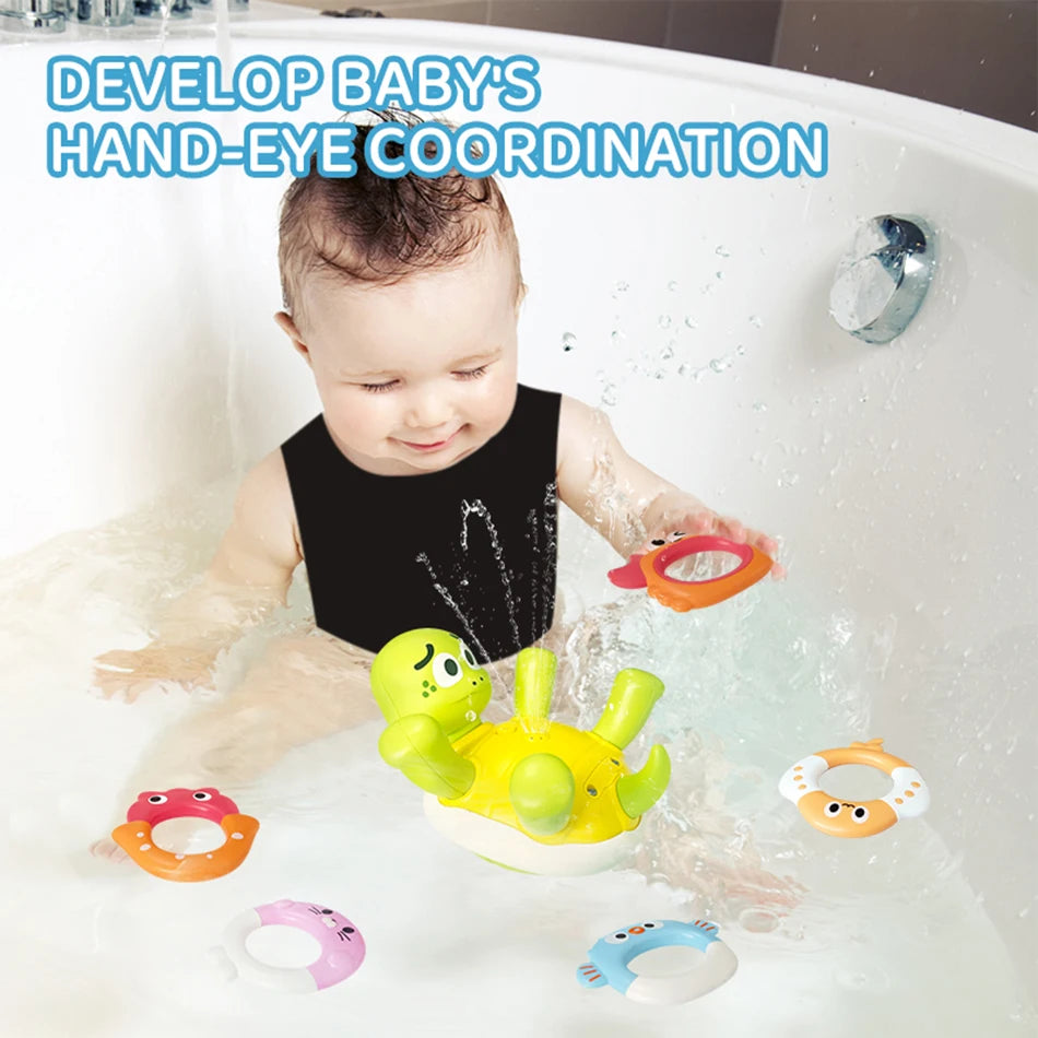 Kids Bath Fun Toy – Swimming Turtle Water Sprayer