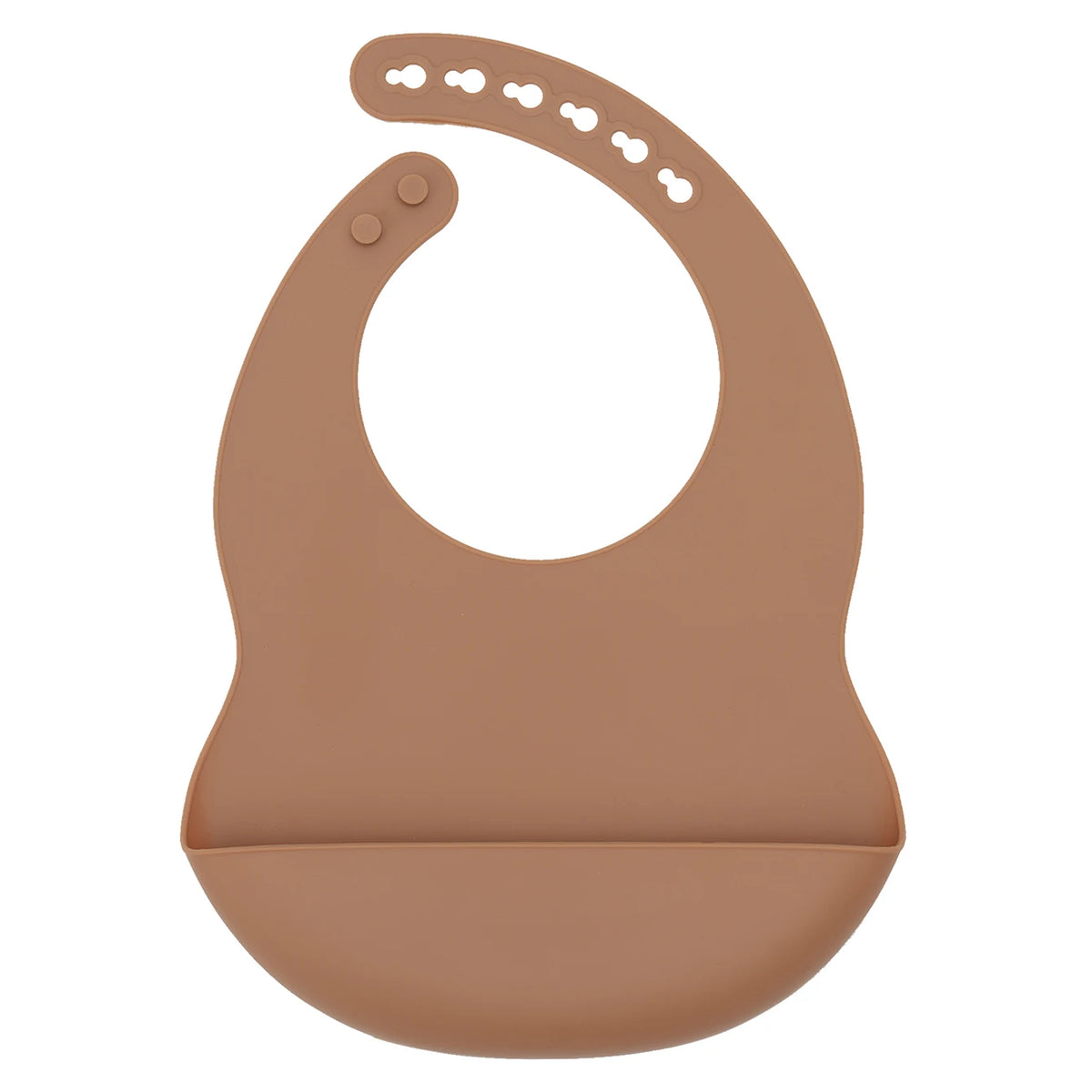 Adjustable Silicone Waterproof Baby Feeding Bib (BPA-Free)