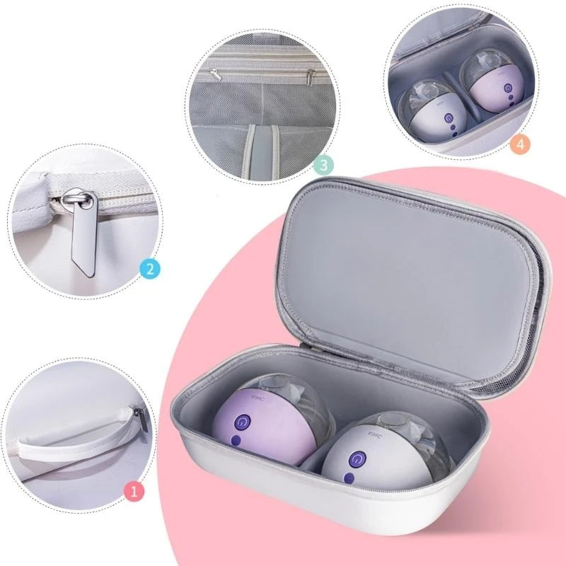 Shockproof Protective Wearable Electric Breast Pump Storage Bag