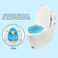 Pot de bébé portable 3 en 1 à motifs de dessins animés – Chaise d'apprentissage et siège de toilette