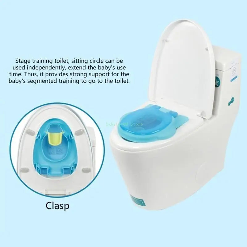 Pot de bébé portable 3 en 1 à motifs de dessins animés – Chaise d'apprentissage et siège de toilette