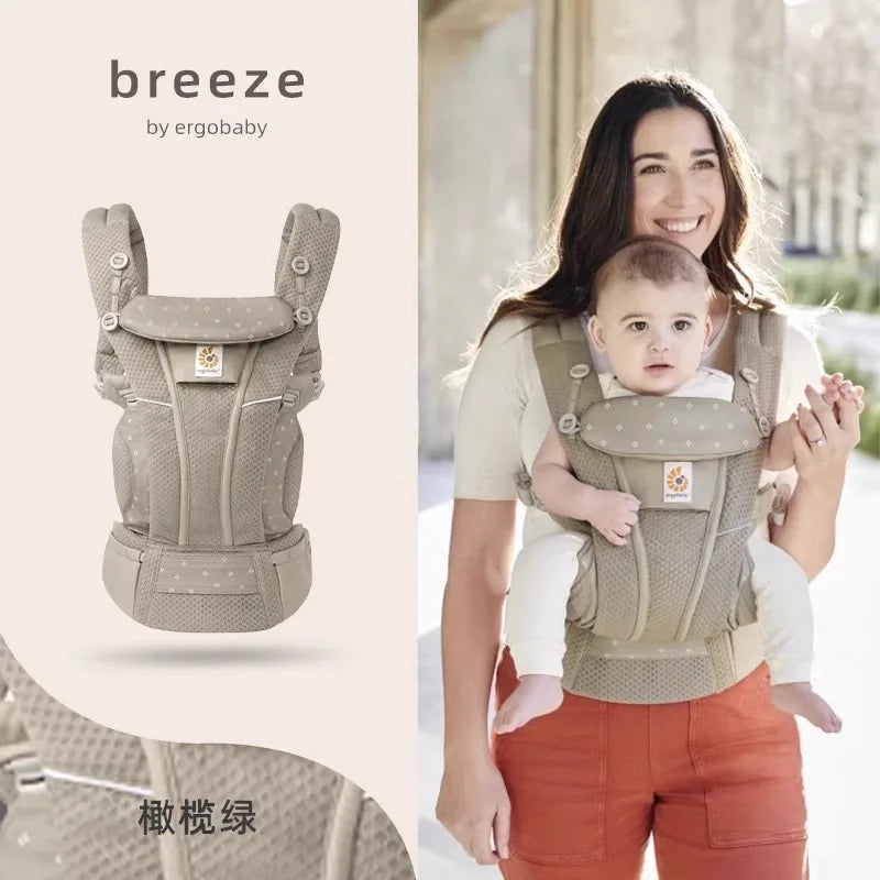 Porte-bébé Ergobaby en maille respirante – Toutes positions de portage (3 à 20 kg)