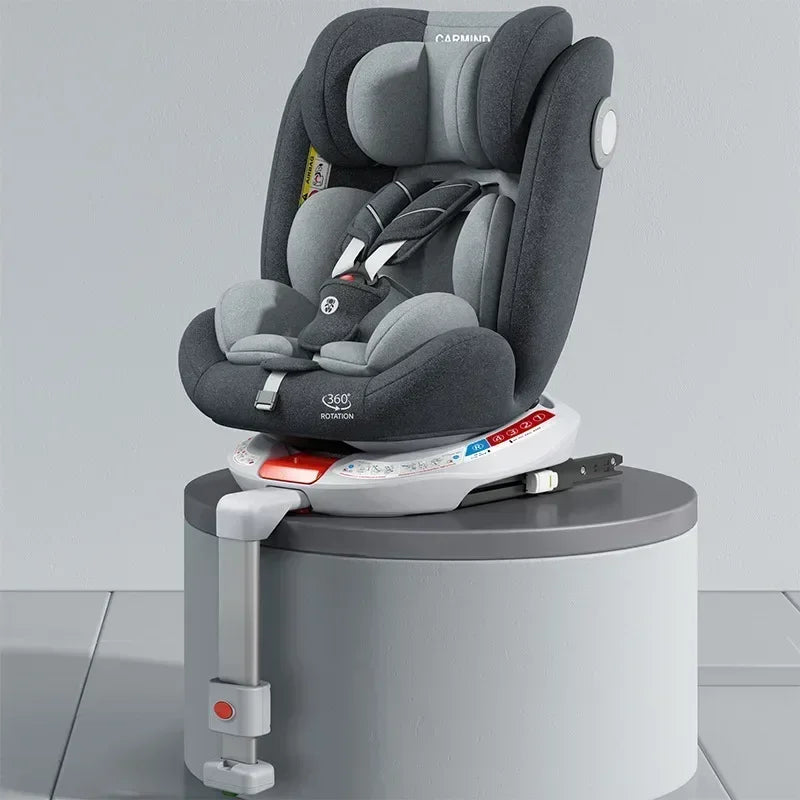 Infant Car Seat 0-4Y | 360° Swivel, Adjustable Backrest & Leg Support