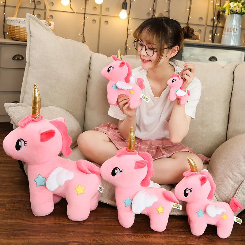 Unicorn Plush Toy – Soft Sleep Pillow for Kids
