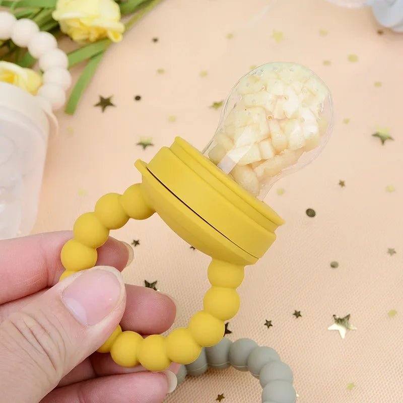Silicone Baby Fruit Feeder – Mesh Pacifier & Teething Toy